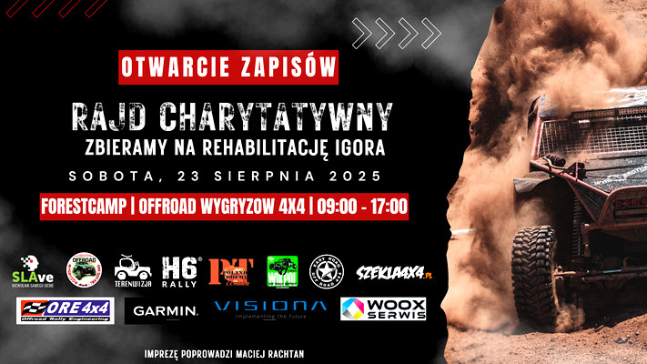 Rajd Charytatywny dla Igora Rumińskiego
