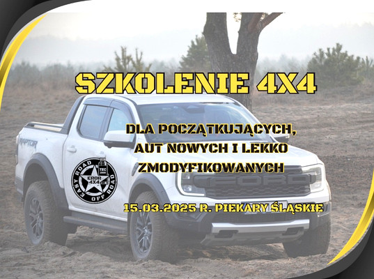 15.03.2026 SZKOLENIE 4X4 DLA POCZĄTKUJĄCYCH