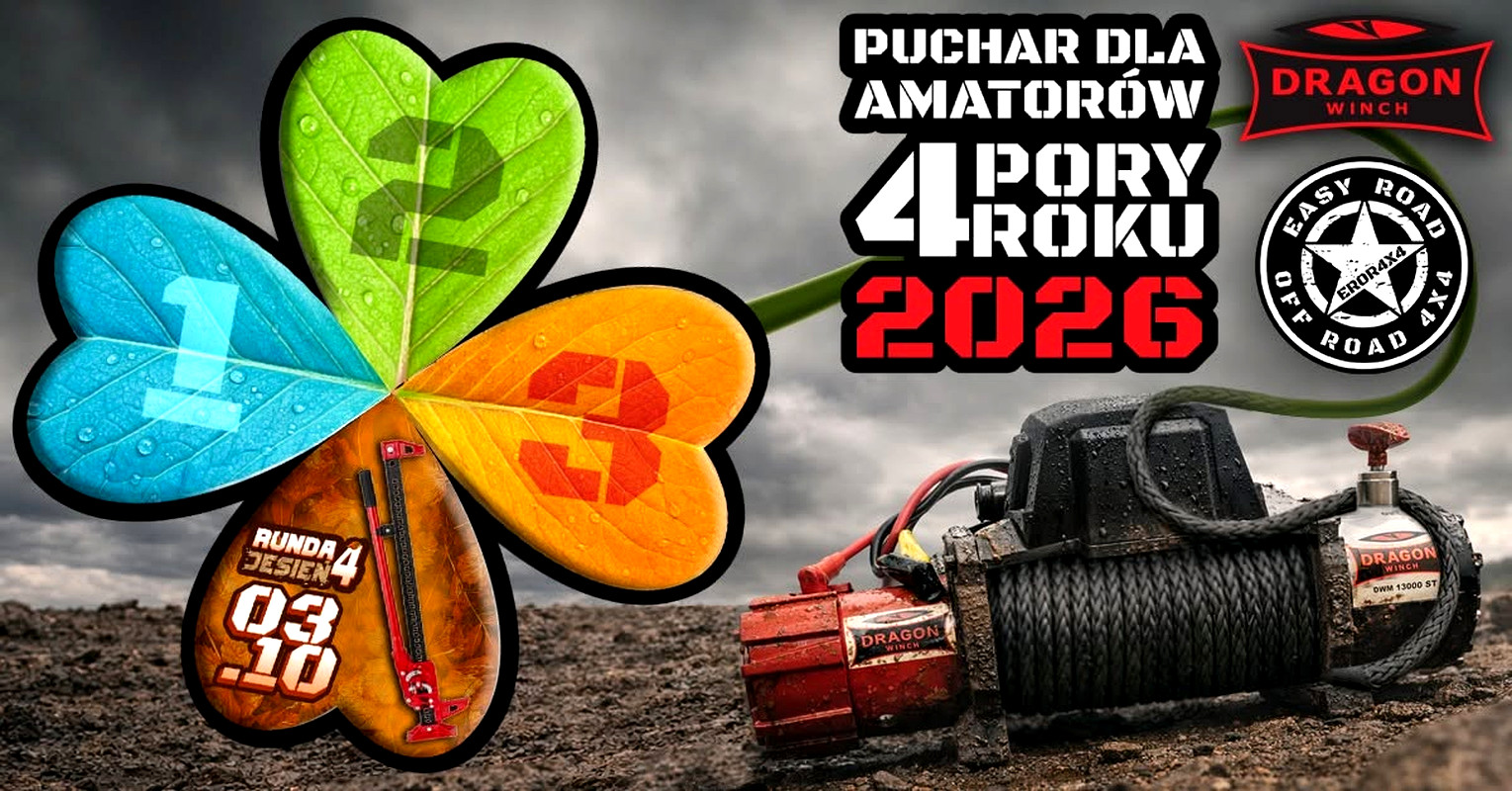 03.10.2026 Jesień - Cztery Pory Roku Eror4x4 I Dragon Winch