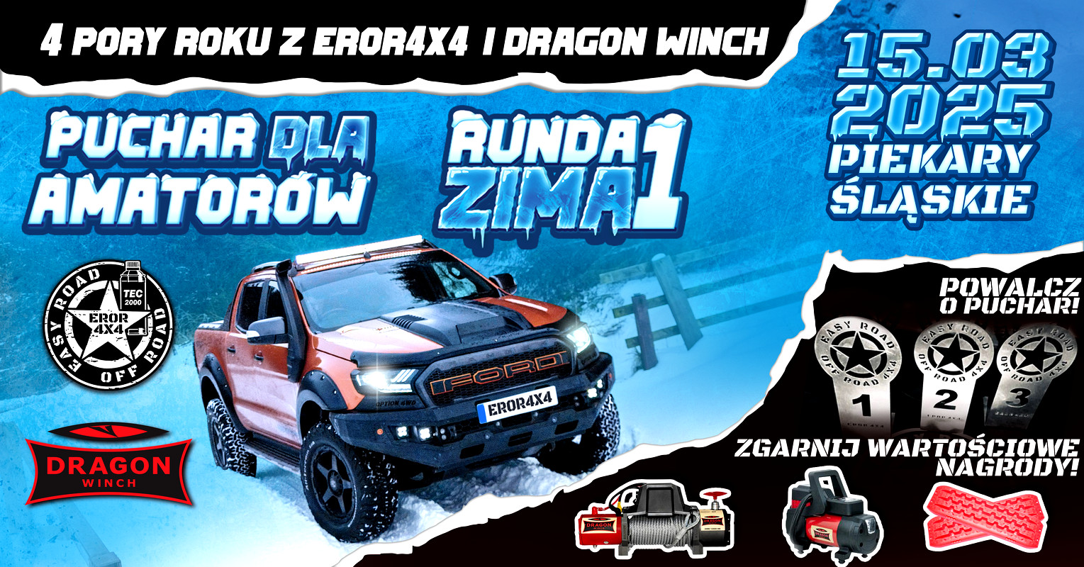 Cztery Pory Roku Z Eror4x4 I Dragon Winch - Zima