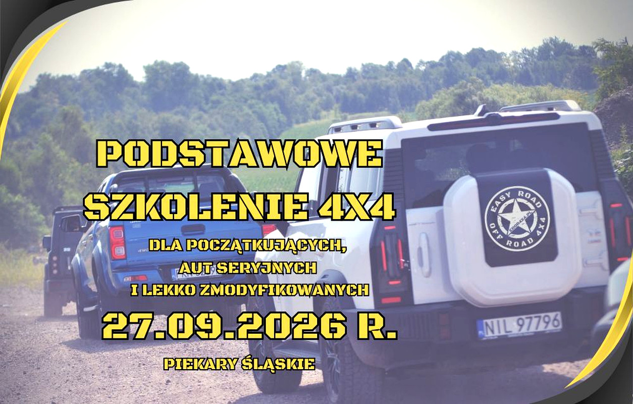 27.09.2026 - PODSTAWOWE SZKOLENIE 4X4