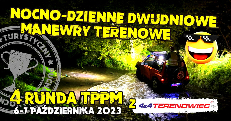 "NOCNO-DZIENNE DWUDNIOWE MANEWRY TERENOWE " 4 RUNDA TPPM z  4X4 TERENO