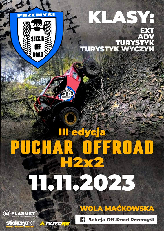 Iii Edycja Pucharu Sekcji Off Road Przemyśl  11.11.2023