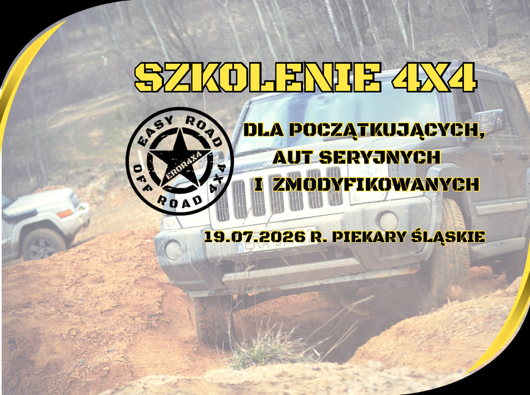 19.07.2026 R. SZKOLENIE 4X4 DLA POCZĄTKUJĄCYCH