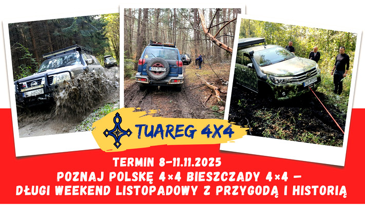 POZNAJ POLSKĘ 4×4, BIESZCZADY 4×4 – Długi weekend listopadowy z przygo
