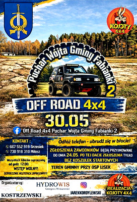 OFF ROAD 4x4 Puchar Wójta Gminy Fabianki 2