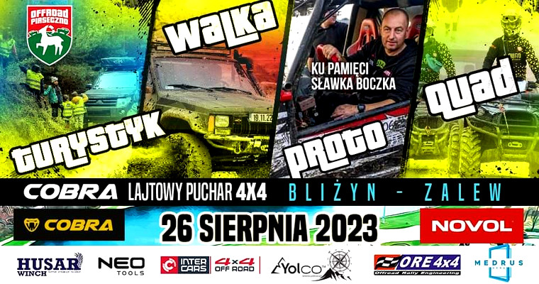 COBRA Lajtowy Puchar 4x4 BLIŻYN Pamięci SŁAWKA BOCZKA