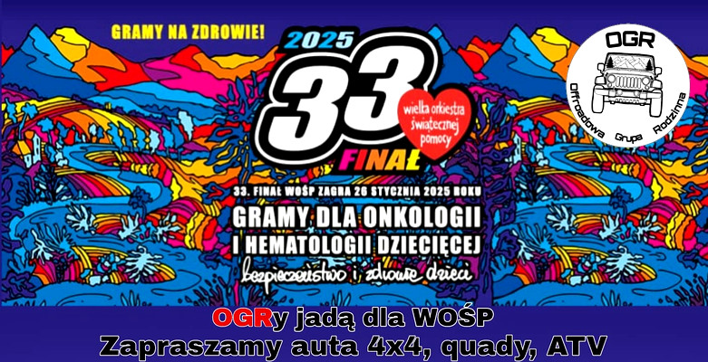 OGRy jadą dla WOŚP