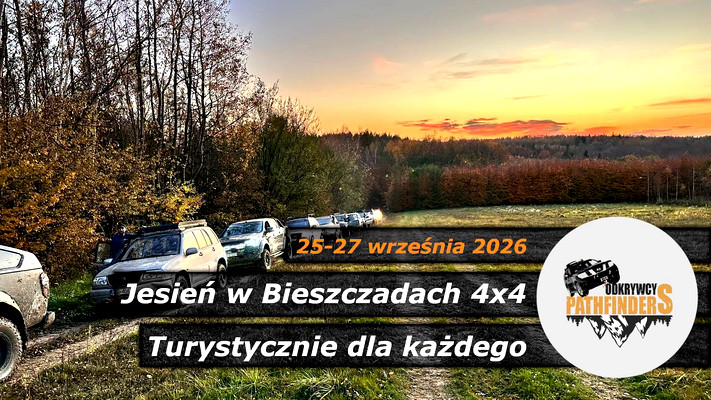 Jesień w Bieszczadach 4x4