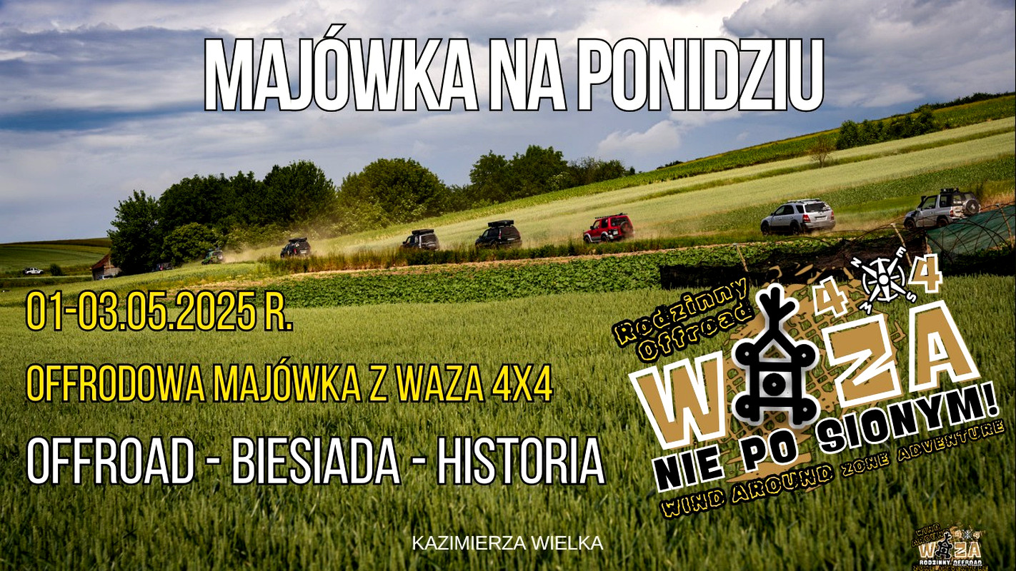 Majówka 2025 Z Waza 4x4 Ponidzie I Okolice