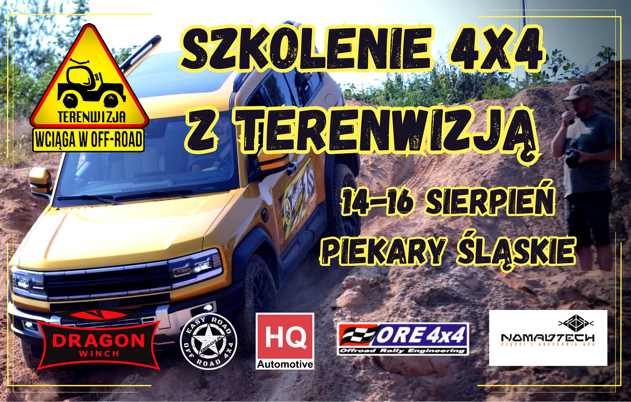 Szkolenie 4x4 Z Terenwizją 14-16 Sierpień 2026