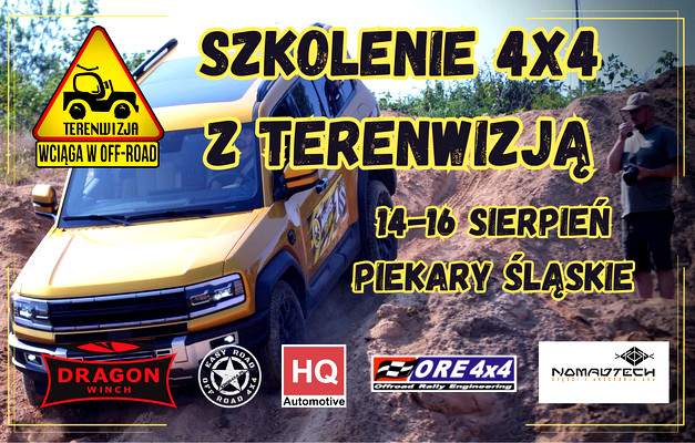 SZKOLENIE 4X4 Z TERENWIZJĄ 14-16 SIERPIEŃ 2026