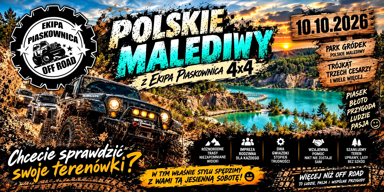 "Polskie Malediwy" Z Ekipa Piaskownica 4x4  - 10.10.2026