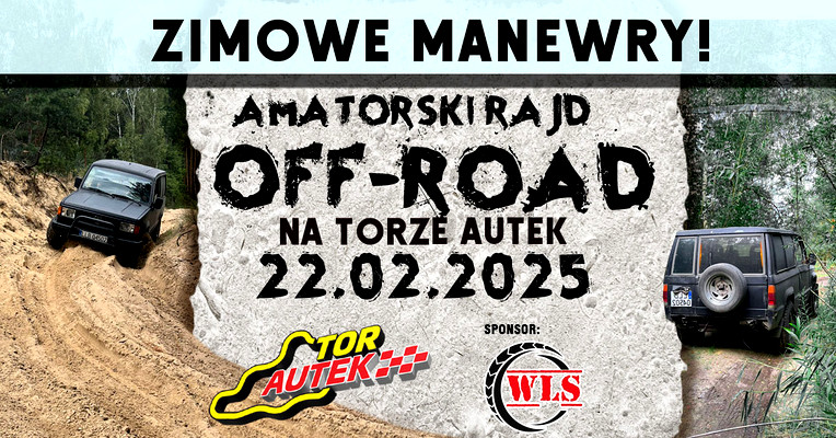Zimowe manewry - Rajd Off-Road na Torze Autek
