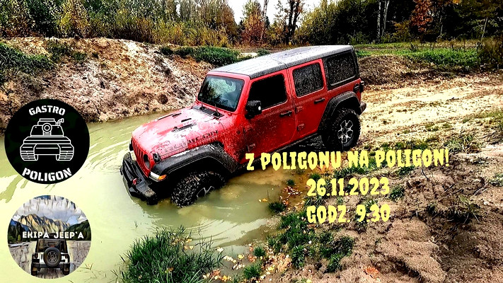 Błotnymi drogami z poligonu na poligon! Lekka zabawa 4x4