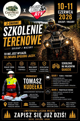 Szkolenie terenowe ATV CozyNest Drive x Polska Liga ATV