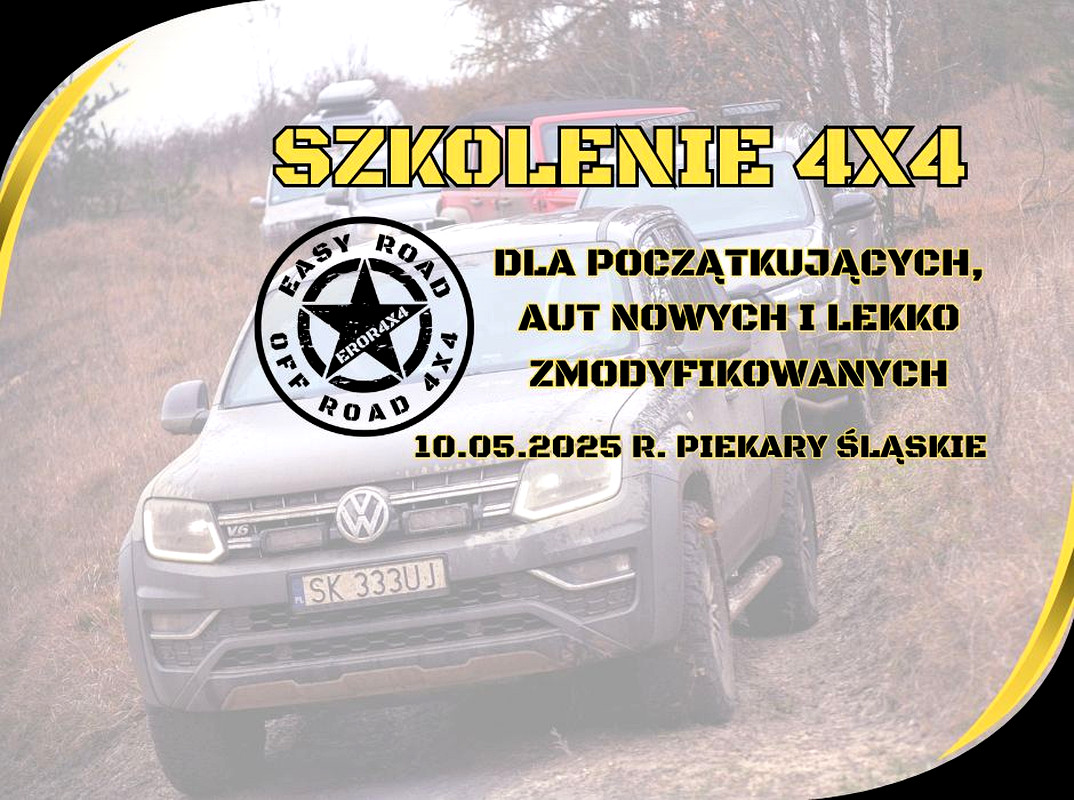 10.05.2026 SZKOLENIE 4X4 DLA POCZĄTKUJĄCYCH