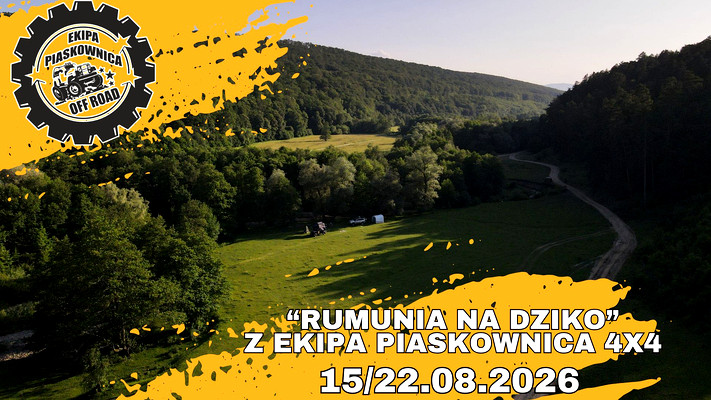 "RUMUNIA NA DZIKO" z Ekipa Piaskownica 4x4 - 15/22.08.2026