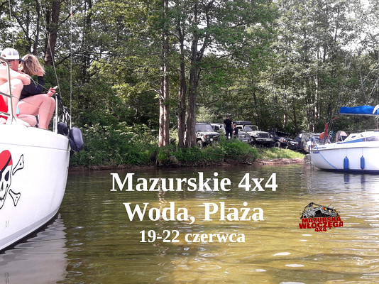 Mazurskie 4x4, Woda, Plaża