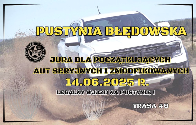 14.06.2025 R. JURA DLA AMATORA -PUSTYNIA BŁĘDOWSKA