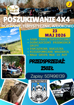 POSZUKIWANIE 4x4 – ŚWIĘTOKRZYSKA PRZYGODA OFF-ROAD