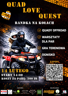 Quad Love Quest - Randka na kołach | 14.02 godz.14:00 | Fundacja Nic N