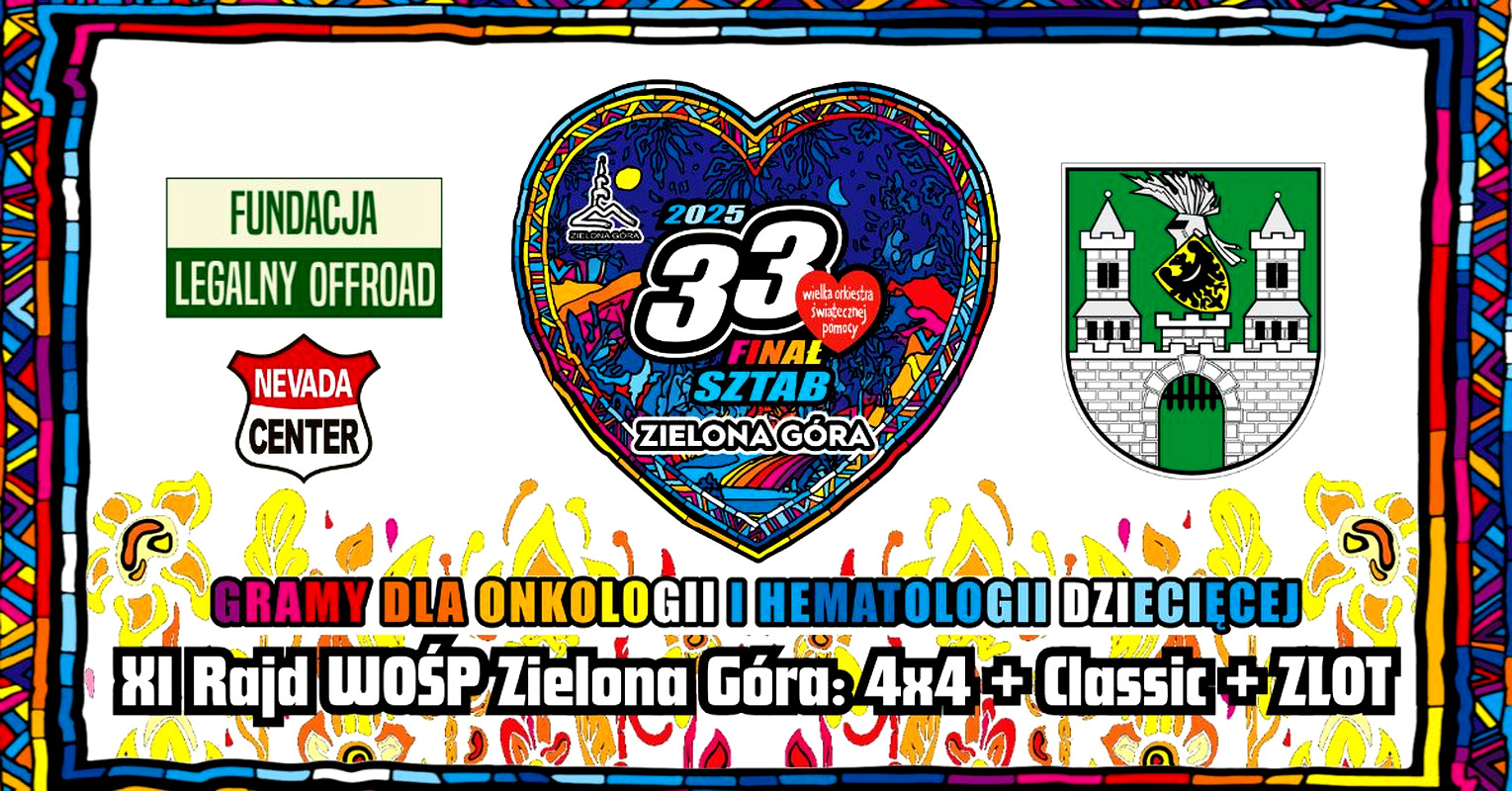 Xi Rajd Wośp Zielona Góra: 4x4 + Classic + Zlot