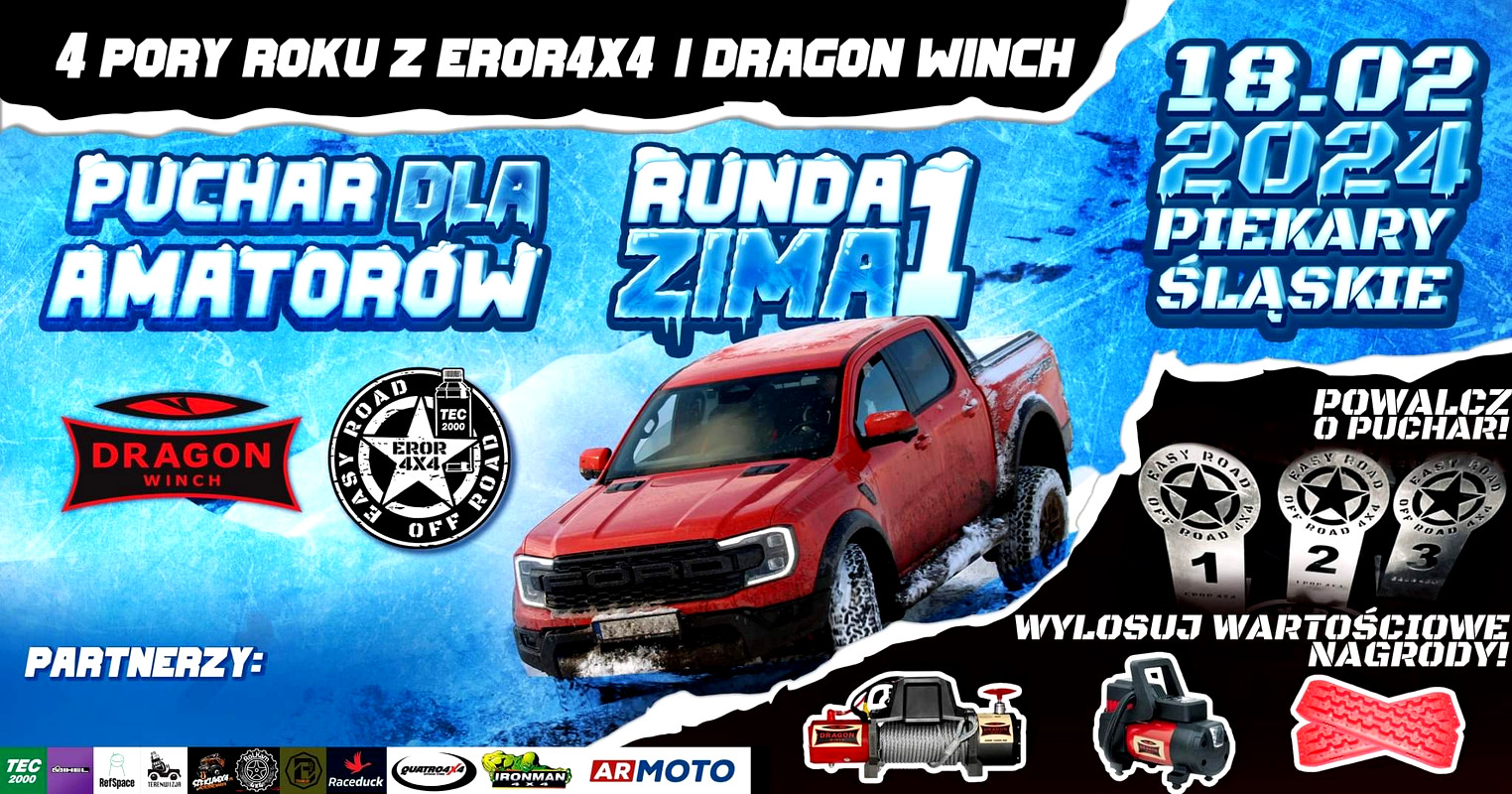 Runda 1 Piekary Śląskie - Cztery Pory Roku Z Eror4x4 I Dragon Winch