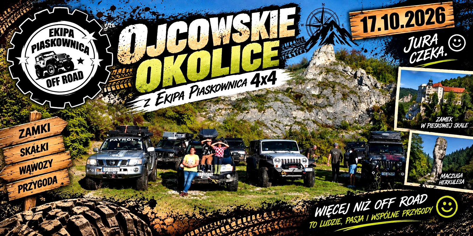 "Ojcowskie Okolice" Z Ekipa Piaskownica 4x4  - 17.10.2026