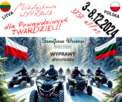 Litwa UTV/ATV/SSV zimowa wyprawa dla twardzieli