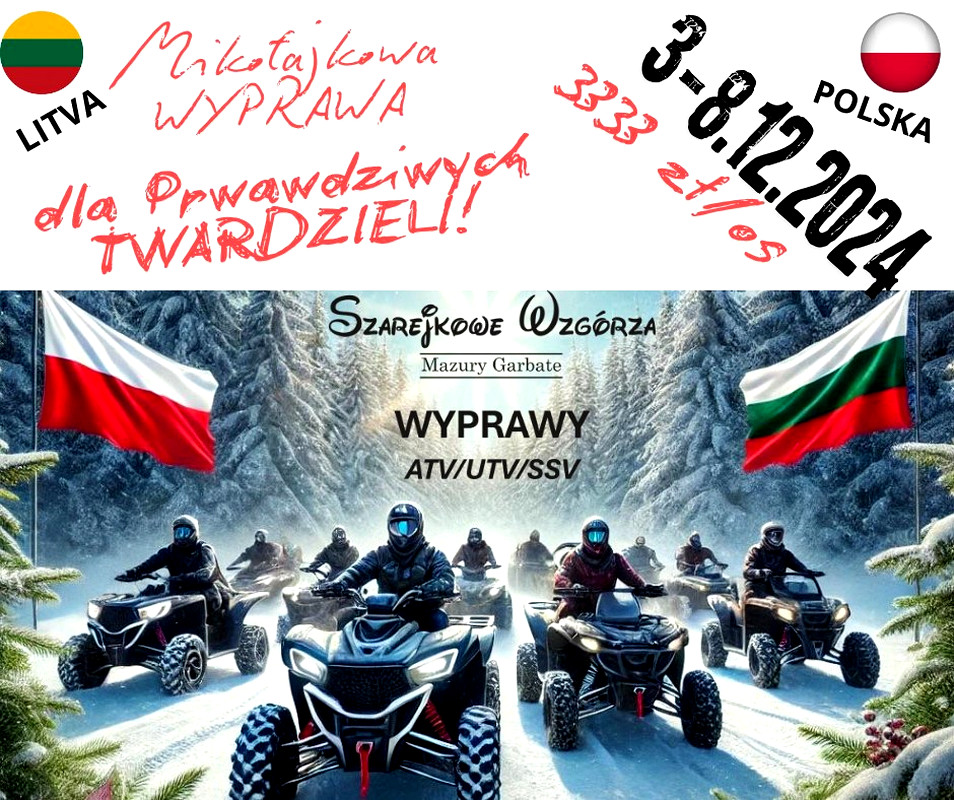Litwa Utv/Atv/Ssv Zimowa Wyprawa Dla Twardzieli
