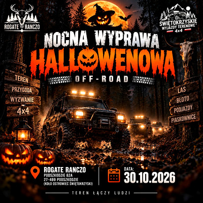 Halloween - Nocna Wyprawa - Świętokrzyskie Wyjazdy Terenowe