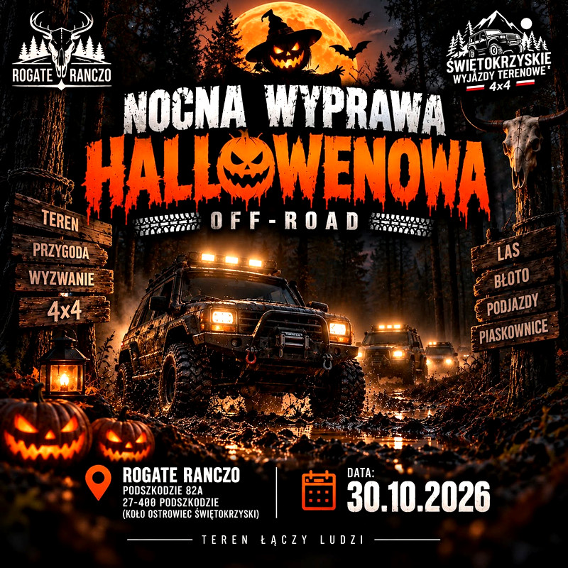 Halloween - Nocna Wyprawa - Świętokrzyskie Wyjazdy Terenowe