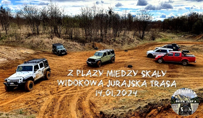 Widokowy offroad z plaży, aż po Jurajskie Skały! Zabawa dla każdego 4x