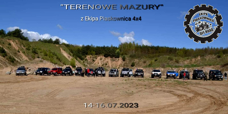 "TERENOWE MAZURY" z Ekipa Piaskownica 4x4  - 14-16.07.2023