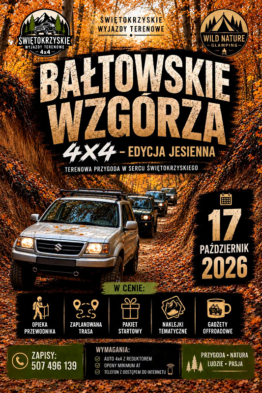 Bałtowskie Wzgórza - Edycja Jesienna Świętokrzyskie Wyjazdy Terenowe