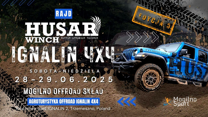 Husar Winch Ignalin 4x4 edycja 3 Mogilno Offroad Skład