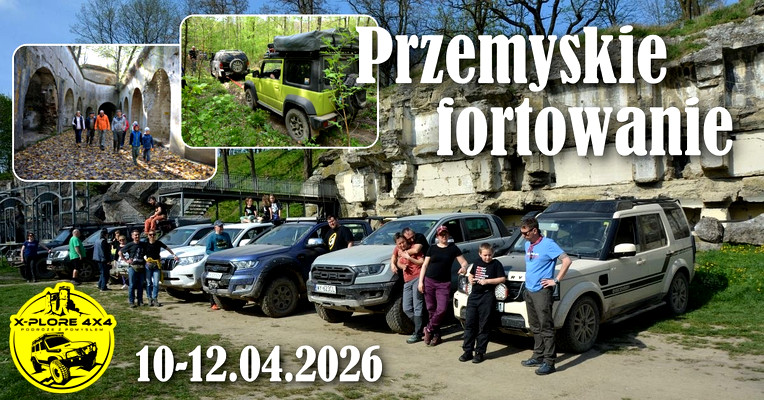 Przemyskie fortowanie. Rodzinny weekend 4x4