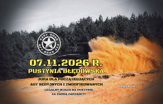 07.11.2026 PUSTYNIA BŁĘDOWSKA - JURA DLA AMATORA