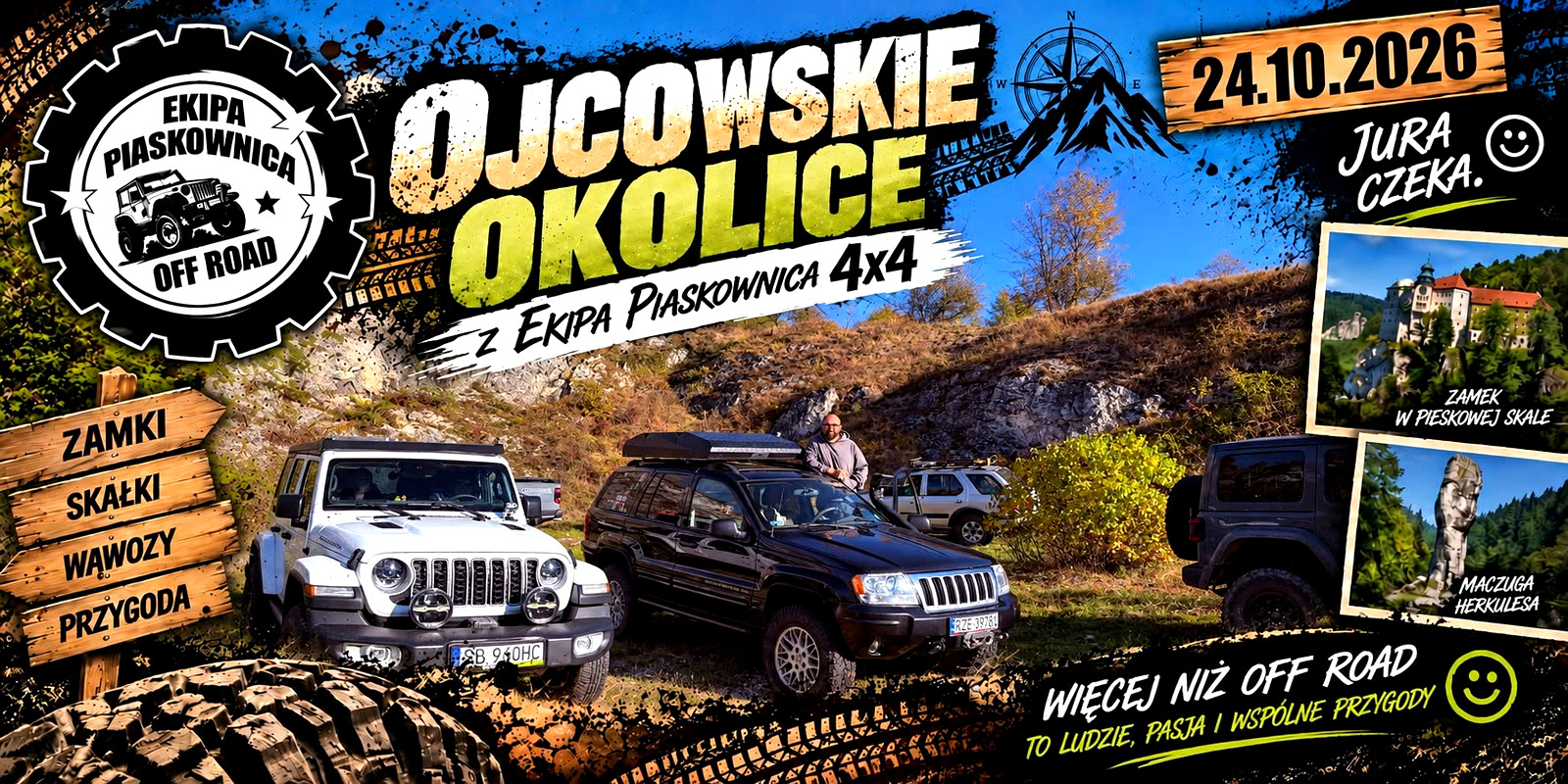 "Ojcowskie Okolice" Z Ekipa Piaskownica 4x4  - 24.10.2026