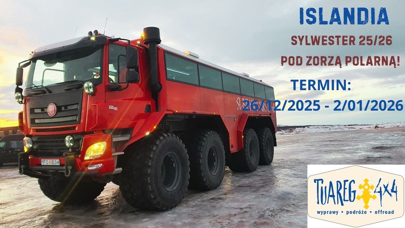 Islandia – Sylwester 25/26 Pod Zorzą Polarną!