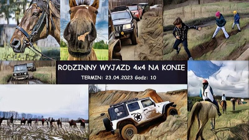 Rodzinny Offroad Na Warsztaty Z Jazdy Konnej