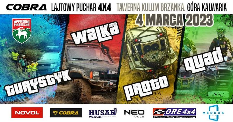 Cobra Lajtowy Puchar 4x4 2023 Edycja 1 Góra Kalwaria