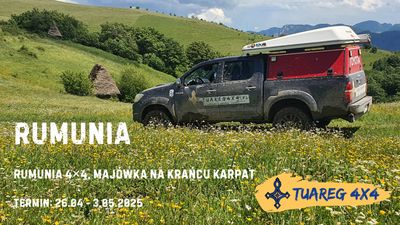 RUMUNIA 4×4, MAJÓWKA 2025 na krańcu Karpat