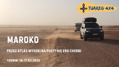 MAROKO, przez Atlas Wysoki na pustynię Erg Chebbi