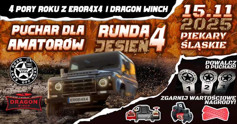 Cztery Pory Roku Z Eror4x4 I Dragon Winch - Jesień