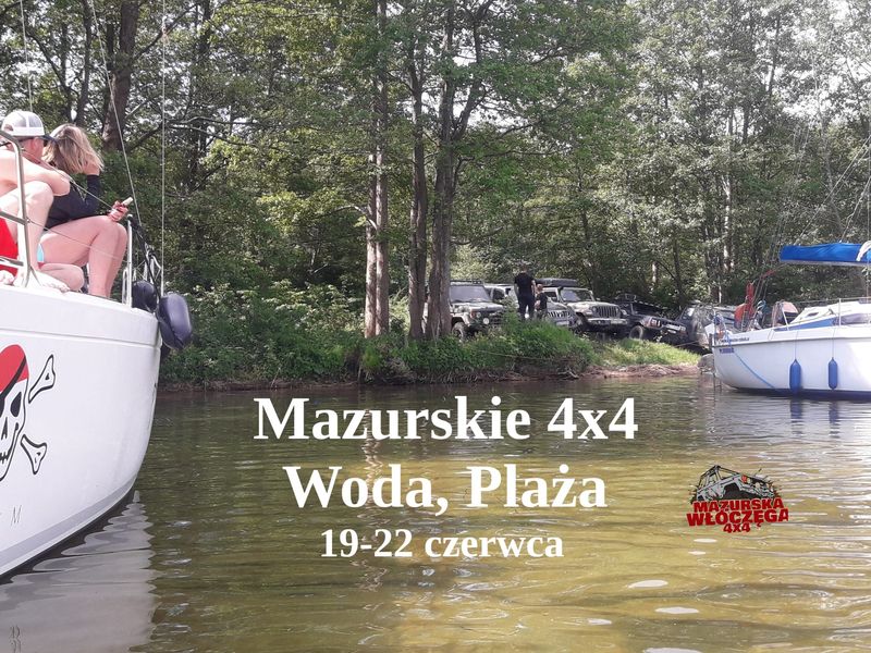 Mazurskie 4x4, Woda, Plaża