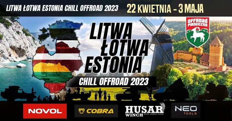 Litwa Łotwa Estonia Chill Offroad