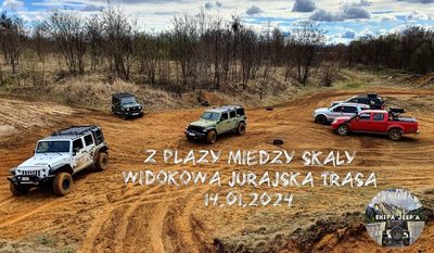 Widokowy offroad z plaży, aż po Jurajskie Skały! Zabawa dla każdego 4x