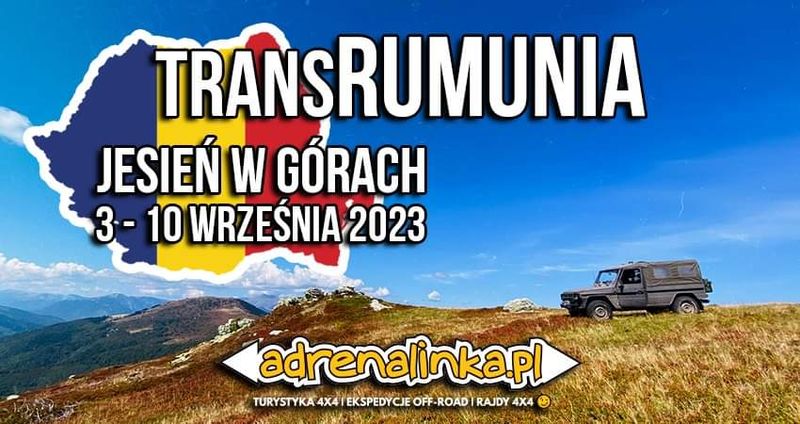 Transrumunia 4x4 - Jesień W Górach - 3 - 10 Września 2023